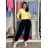 Women's Short Sleeve Summer Shirt Dress (L/XL ONE SIZE) ITALIAN FASHION IMC23172