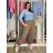 Women's Short Sleeve Summer Shirt Dress (L/XL ONE SIZE) ITALIAN FASHION IMC23172