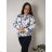 Women's Long Sleeve Bomber Jacket (S/M/L ONE SIZE) ITALIAN FASHION IMWD23470