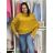 Women's elegant party long sleeve dress (S/M ONE SIZE) ITALIAN FASHION IM322282 50/52 wine