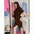Women's Oversized Knitted Long Sleeve Sweater (S/M ONE SIZE) ITALIAN FASHION IMSN2416125