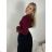 Elegant ladies bolero (uni sl) ITALIAN Fashion IMC18343 S / M / L wine