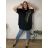 Women's short sleeve tunic, oversized (54/56/58 ONE SIZE) TURKISH FASHION TM9261112