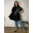 Women's short sleeve tunic, oversized (54/56/58 ONE SIZE) TURKISH FASHION TM9261112