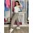 Summer dress oval short sleeve women's oversized (50/52/54 ONE SIZE) ITALIAN FASHION IM425011