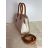 Women's handbag (20x25) TESSRA HANDBAGS TES26X1117HE/DR dark beige ONE SIZE