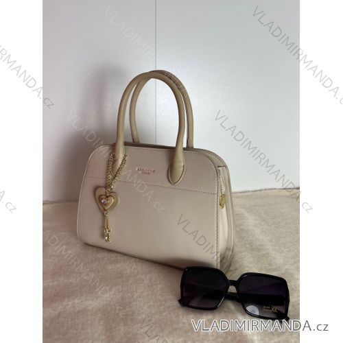 Women's handbag (20x25) TESSRA HANDBAGS TES26X1117HE/DR dark beige ONE SIZE