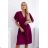 Long casual short sleeve women's dress, oversized (42/44/46 ONE SIZE) ITALIAN FASHION IMD2525370