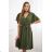 Long casual short sleeve women's dress, oversized (42/44/46 ONE SIZE) ITALIAN FASHION IMD2525370