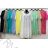 Summer dress oval short sleeve women's oversized (50/52/54 ONE SIZE) ITALIAN FASHION IM425011