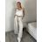 Women's Oversized Knitted Long Sleeve Sweater (S/M ONE SIZE) ITALIAN FASHION IMSN2416125