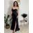 Women's Long Chiffon Short Sleeve Dress (S/M ONE SIZE) ITALIAN FASHION FMPCH26M-5050/DUR S wine