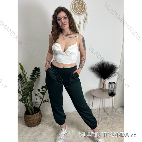 Summer dress oval short sleeve women's oversized (50/52/54 ONE SIZE) ITALIAN FASHION IM425011