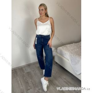 Women's long jeans with belt (XS-XL) MOG25096R