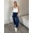 Women's long jeans with belt (XS-XL) MOG25096R