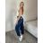 Women's long jeans with belt (XS-XL) MOG25096R