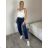 Women's long jeans with belt (XS-XL) MOG25096R