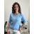 Women's Oversized Knitted Long Sleeve Sweater (S/M ONE SIZE) ITALIAN FASHION IMSN2416125
