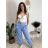 Women's Elegant Oversize Long Sweatpants (S/M/L ONE SIZE) ITALIAN FASHION IMD23634
