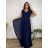 Elegant formal dress, elegant women's (S/M ONE SIZE) ITALIAN FASHION FMPCH269417/DUR XL dark blue