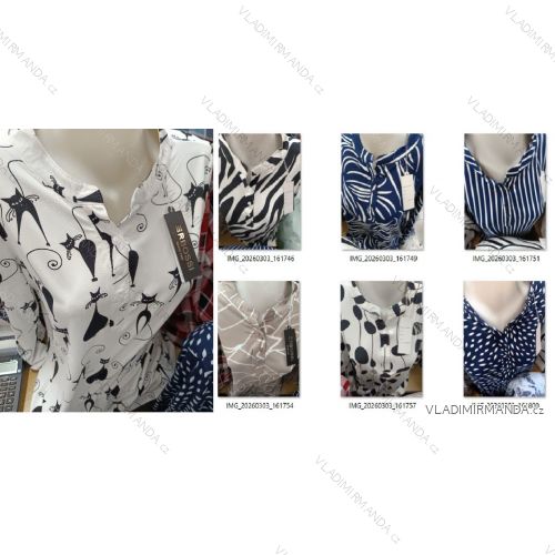 Catalog Women's warm long sleeve T-shirt oversized (l-3xl) ERBOSSI ERB25ZARI