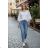 Women's Elegant Oversize Long Sweatpants (S/M/L ONE SIZE) ITALIAN FASHION IMD23634