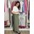 Women's Oversized Knitted Long Sleeve Sweater (S/M ONE SIZE) ITALIAN FASHION IMSN2416125
