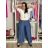 Women's Oversized Knitted Long Sleeve Sweater (S/M ONE SIZE) ITALIAN FASHION IMSN2416125