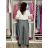 Women's Oversized Knitted Long Sleeve Sweater (S/M ONE SIZE) ITALIAN FASHION IMSN2416125
