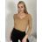 Women's Stand Collar Long Sleeve Knitted Sweater (S/M ONE SIZE) ITALIAN FASHION IMPLI228596