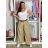 Women's short sleeve summer casual dress (S/M/L ONE SIZE) ITALIAN FASHION IMWGB25022