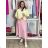 Women's Long Chiffon Short Sleeve Dress (S/M ONE SIZE) ITALIAN FASHION IMWGS231048
