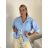 Women's Long Chiffon Short Sleeve Dress (S/M ONE SIZE) ITALIAN FASHION IMWGS231048 S / M / L růžová světlá