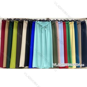 Women's long summer trousers, oversized (42/44/46 ONE SIZE) ITALIAN FASHION IMC26061