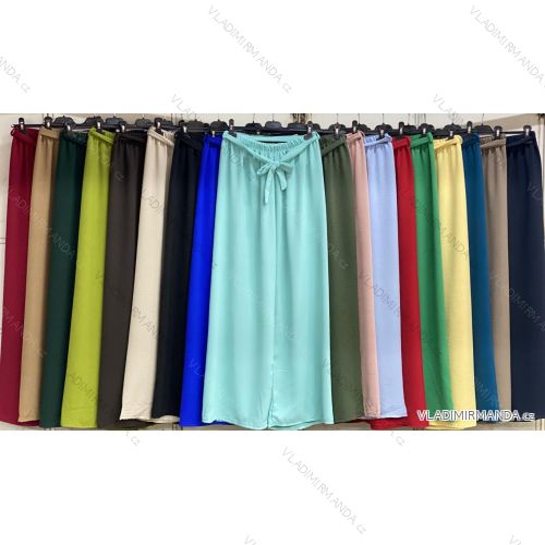 Women's long summer trousers, oversized (42/44/46 ONE SIZE) ITALIAN FASHION IMC26061