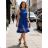 Summer dress oval short sleeve women's oversized (50/52/54 ONE SIZE) ITALIAN FASHION IM425011