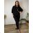 Women's Elegant Oversize Long Sweatpants (S/M/L ONE SIZE) ITALIAN FASHION IMD23634