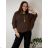 Women's Elegant Oversize Long Sweatpants (S/M/L ONE SIZE) ITALIAN FASHION IMD23634