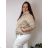 Women's Oversized Knitted Long Sleeve Sweater (S/M ONE SIZE) ITALIAN FASHION IMSN2416125