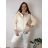 Women's Oversized Knitted Long Sleeve Sweater (S/M ONE SIZE) ITALIAN FASHION IMSN2416125