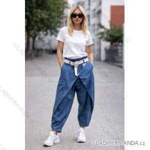 Women's Elegant Oversize Long Sweatpants (S/M/L ONE SIZE) ITALIAN FASHION IMD23634