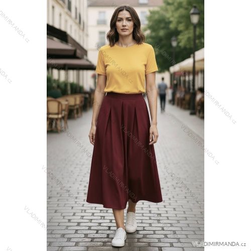 Women's Elegant Oversize Long Sweatpants (S/M/L ONE SIZE) ITALIAN FASHION IMD23634