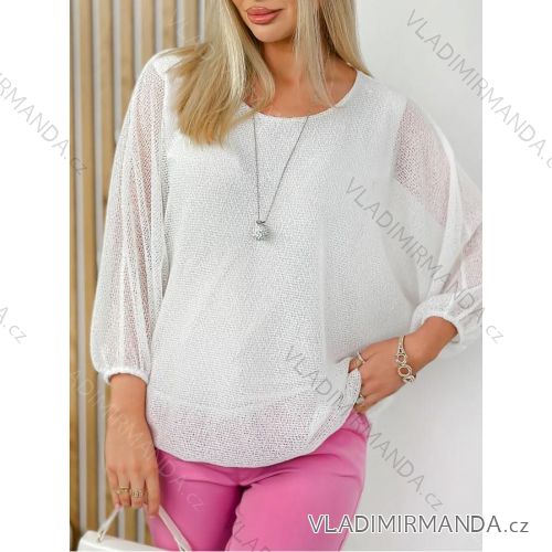 Women's Elegant Oversize Long Sweatpants (S/M/L ONE SIZE) ITALIAN FASHION IMD23634