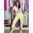 Summer dress oval short sleeve women's oversized (50/52/54 ONE SIZE) ITALIAN FASHION IM425011