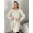 Women's Warm Long Sleeve Knitted Dress (S/M ONE SIZE) ITALIAN FASHION IMD221070