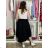 Women's Oversized Knitted Long Sleeve Sweater (S/M ONE SIZE) ITALIAN FASHION IMSN2416125 M/L/XL black