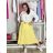 Women's Long Chiffon Short Sleeve Dress (S/M ONE SIZE) ITALIAN FASHION IMWGS231048
