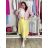 Women's Long Chiffon Short Sleeve Dress (S/M ONE SIZE) ITALIAN FASHION IMWGS231048