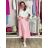 Women's Long Chiffon Short Sleeve Dress (S/M ONE SIZE) ITALIAN FASHION IMWGS231048