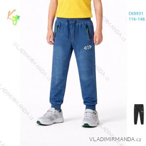 Children's jeans long jeans for boys (116-146) KUGO CK0930